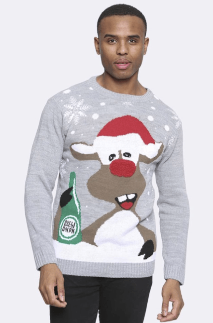 Drinking Rudolf kersttrui