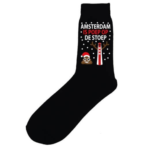Amsterdam Poep Op De Stoep Kerstsokken