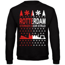 Rotterdam Skyline Kersttrui