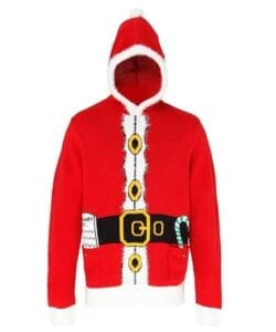 3D Santa Hoodie + Gratis Kerstmuts