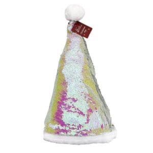 Kerstmuts Roze-Zilver Pailletten