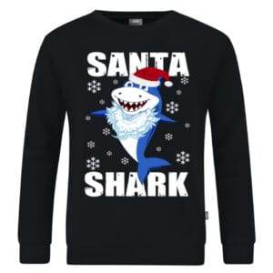 659 - christmas-shop.nl Santa Shark Kersttrui (Kids)
