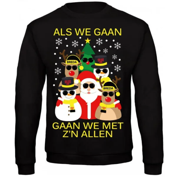 ALS WE GAAN, GAAN WE MET Z'N ALLEN KERSTTRUI BREDA