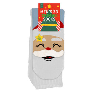 Kerstsokken Santa 3D (Heren)