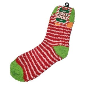 Fluffy-Kerstsokken-Elf.jpg - christmas-shop.nl Fluffy Kerstsokken Elf (Dames)