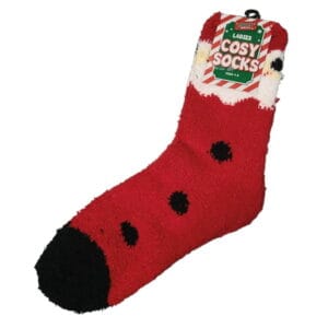 Fluffy-Kerstsokken-Santa.jpg - christmas-shop.nl Fluffy Kerstsokken Santa (Dames)