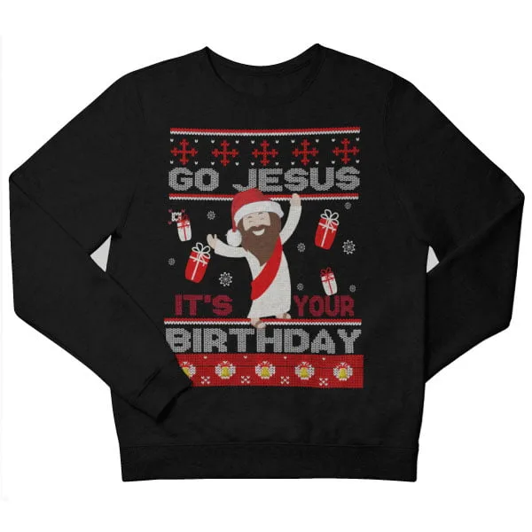 Go Jesus Kersttrui