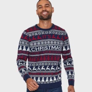 It's Christmas Kersttrui + Gratis Kerstmuts