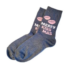 Merry-Kissmas-Kerstsokken-Dames.jpg - christmas-shop.nl Merry Kissmas Kerstsokken (Dames)