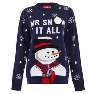Mister Snow It All Kersttrui + Gratis Kerstmuts