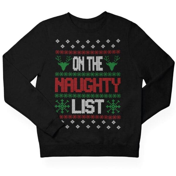 Naughty List Kersttrui