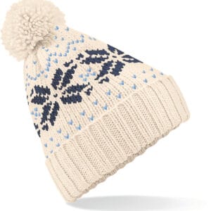 Off White Muts Met Pompom - christmas-shop.nl Off White Muts Met Pompom