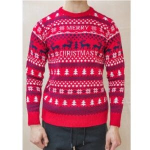 Fairisle Merry Christmas Kersttrui