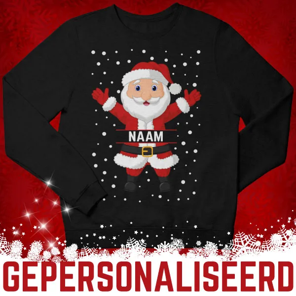 Gepersonaliseerde Kerstman Kersttrui Kids