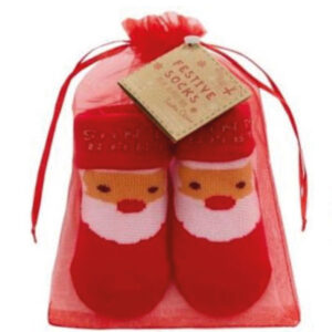 Kerstman Baby Kerstsokken