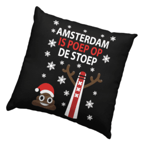 Amsterdam Poep Op De Stoep Kussen