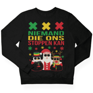 KINDER Rasta Edition Niemand Die Ons Stoppen Kan Kersttrui