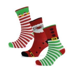 Kerstsokken (3-paar) Heren