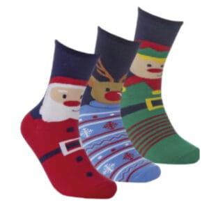 Santa/Rudolf/Elf Set Dames Kerstsokken