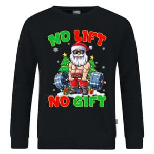 No Lift No Gift Kersttrui