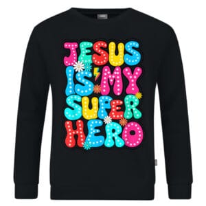 Jesus Super Hero Kersttrui