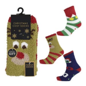 Cosy Kerstsokken set van 3