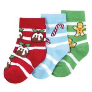 Set Vrolijke Kerstsokken (3-paar) Kids