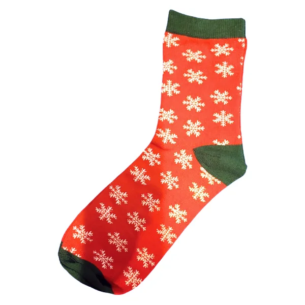 Sneeuwvlokken Dames Kerstsokken