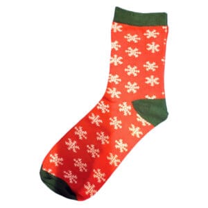 Sneeuwvlokken Heren Kerstsokken