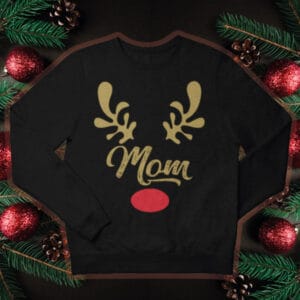 Rendier Familie Kersttrui