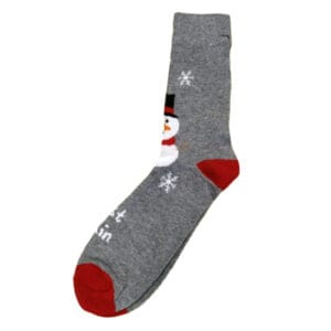 Sneeuwpop Heren Kerstsokken