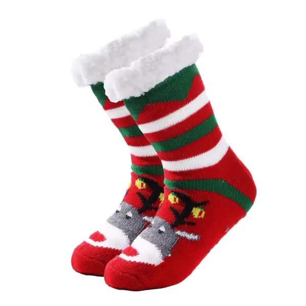 Christmas Rudolph Cosy Anti Slip Kerstsokken