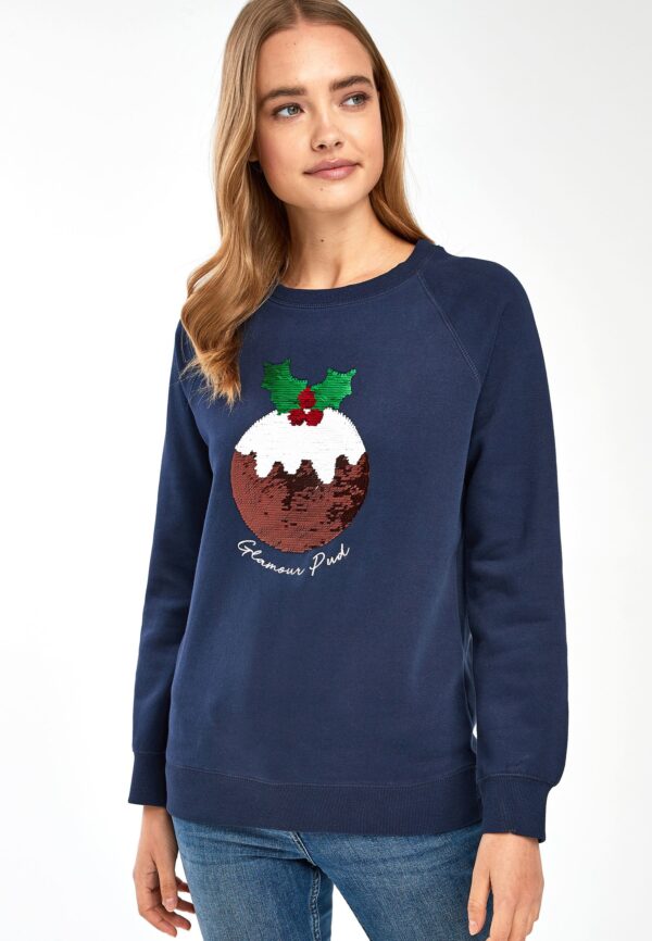 Pudding Kersttrui Dames