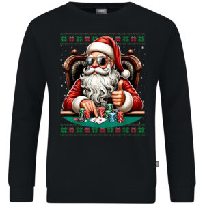 Poker Santa Kersttrui